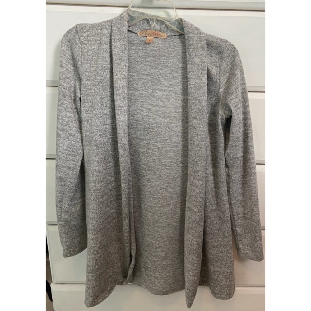 Long Grey Cardigan - Picture 3 of 4